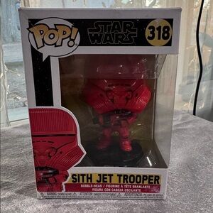 Pop Star Wars Red Sith Jet Trooper Action Figure